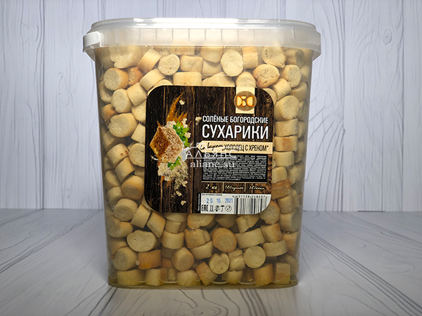 Сухарики с холодцом и хреном в Северске