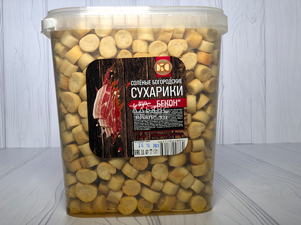 Сухарики с беконом в Северске