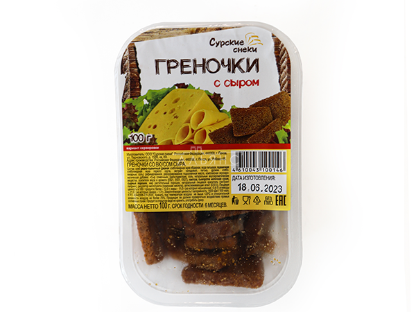 Сурские гренки со вкусом Сыра (100 гр) в Северске