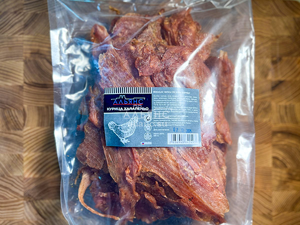 Мясо (АЛЬЯНС) вяленое курица 500гр "С халапеньо" в Северске