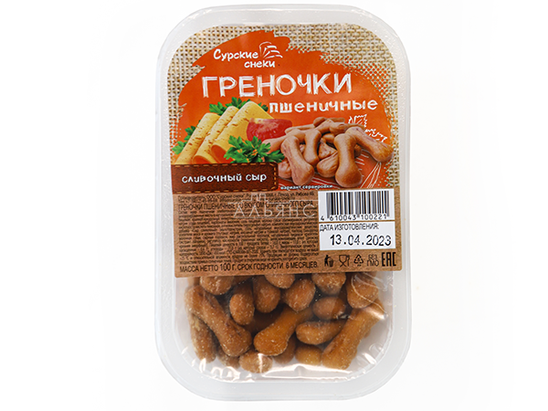 Сурские (ПШЕНИЧНЫЕ) Сливочный сыр (100 гр) в Северске