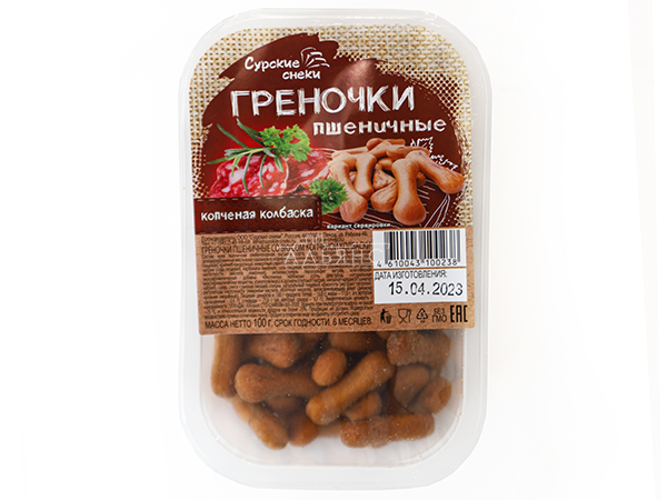 Сурские (ПШЕНИЧНЫЕ) Копченая колбаска (100 гр) в Северске