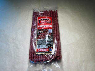 Колбаски МИНИ со вкусом аджики с/к (100 гр): Кнуты Класические (500 гр.)