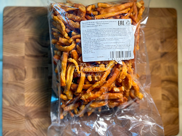 Нитка ЖАРЕНАЯ  Oktobersnack1 кг (сырный продукт) в Северске