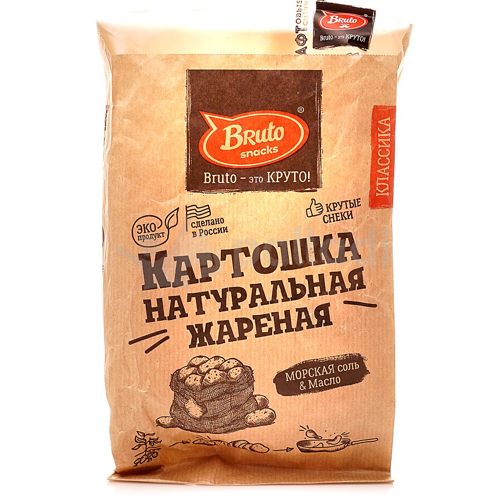 Картофель «Бруто» с солью 70 гр. в Северске